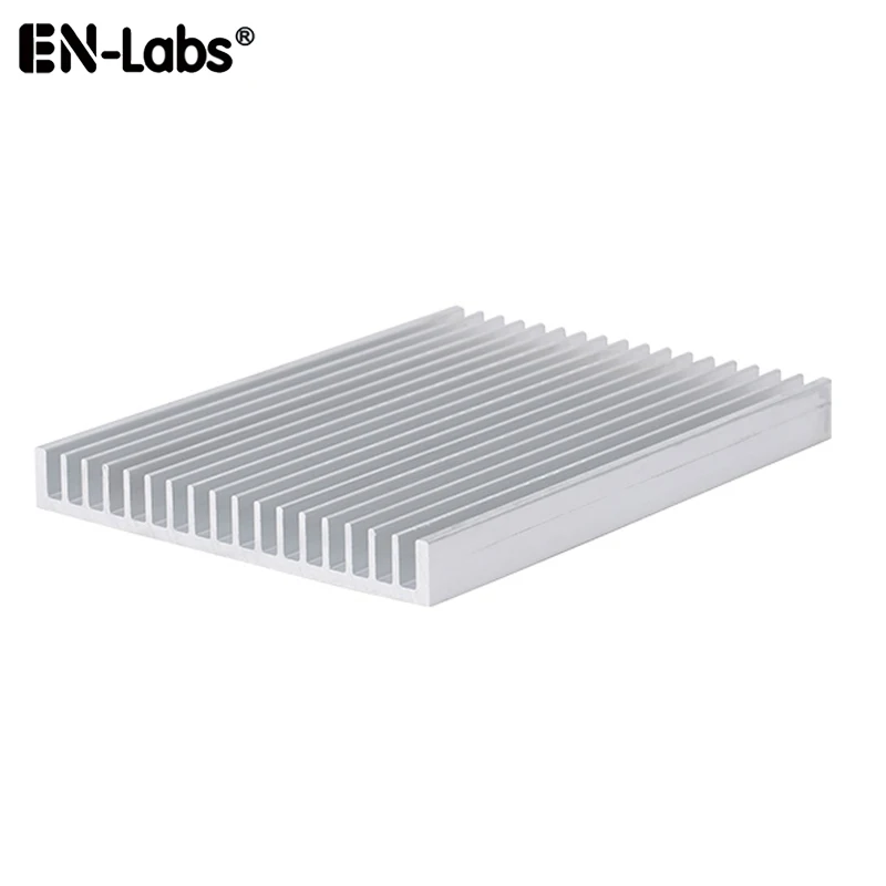 Ultracienki aluminiowy Radiator chłodnicy na wzmacniacz wysokiej mocy, 75x10x10 0/150/200/300mm Radiator chłodzący do modułu LED IC