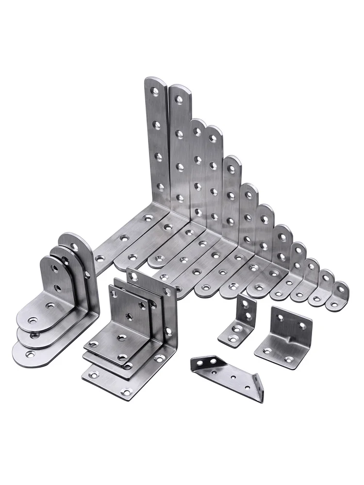 Angle Code 90 ° Right  Holder  Iron L-Type     Bracket Shelf Support Hardware Connector Pieces