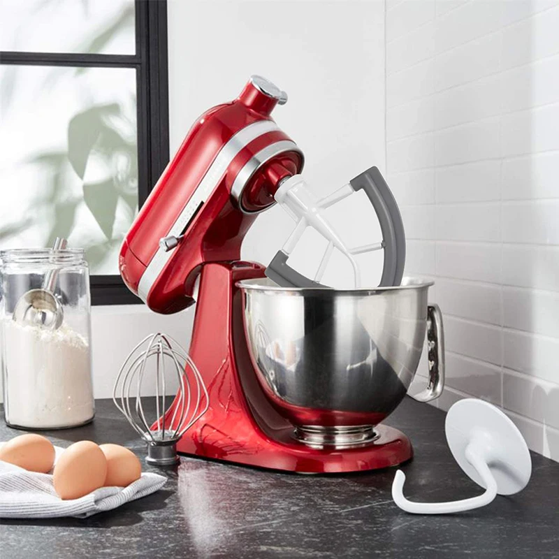 Für die KitchenAid Vertikalmixer Flex Edge Rührklinge, 4,5-5QT flache Rührklinge, flexibler Silikonkantenschaber für die Schüssel. – Detail 14
