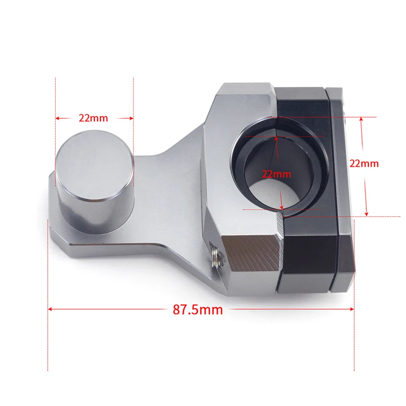 Universal Motorcycle Handlebar Riser Adapter Rod Clip Raised Aluminum Alloy Handle Bar For 22MM 28MM Honda Yamaha BMW Kawasaki