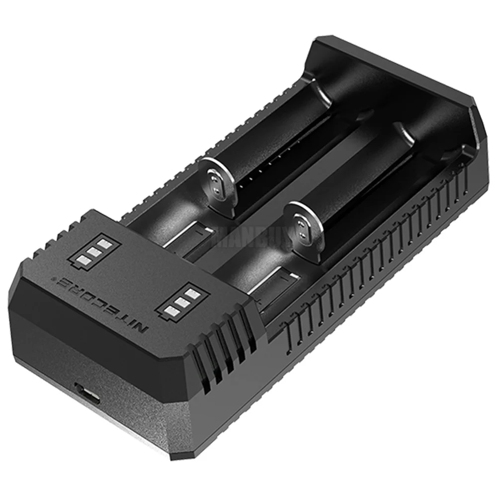 Imagem -03 - Original Nitecore Ui2 Slot Portátil Duplo-slot Usb Li-ion Imr Carregador de Bateria ao ar Livre de Carregamento 18650 14500 14650 26650 Atacado