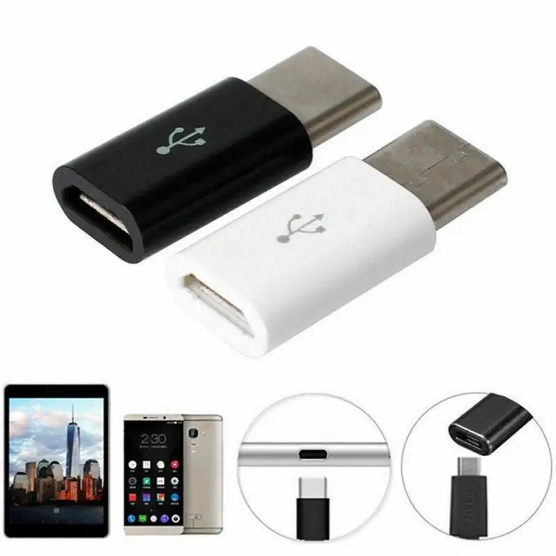 Adaptador USB tipo C, Cable convertidor Micro USB tipo C, compatible con OTG para Xiaomi, Huawei, Samsung, Tablet, línea de datos de carga