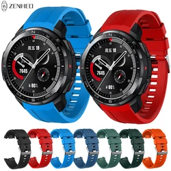 Cinturino in Silicone da 22mm per cinturino Huawei Honor Watch GS Pro Smart Watch