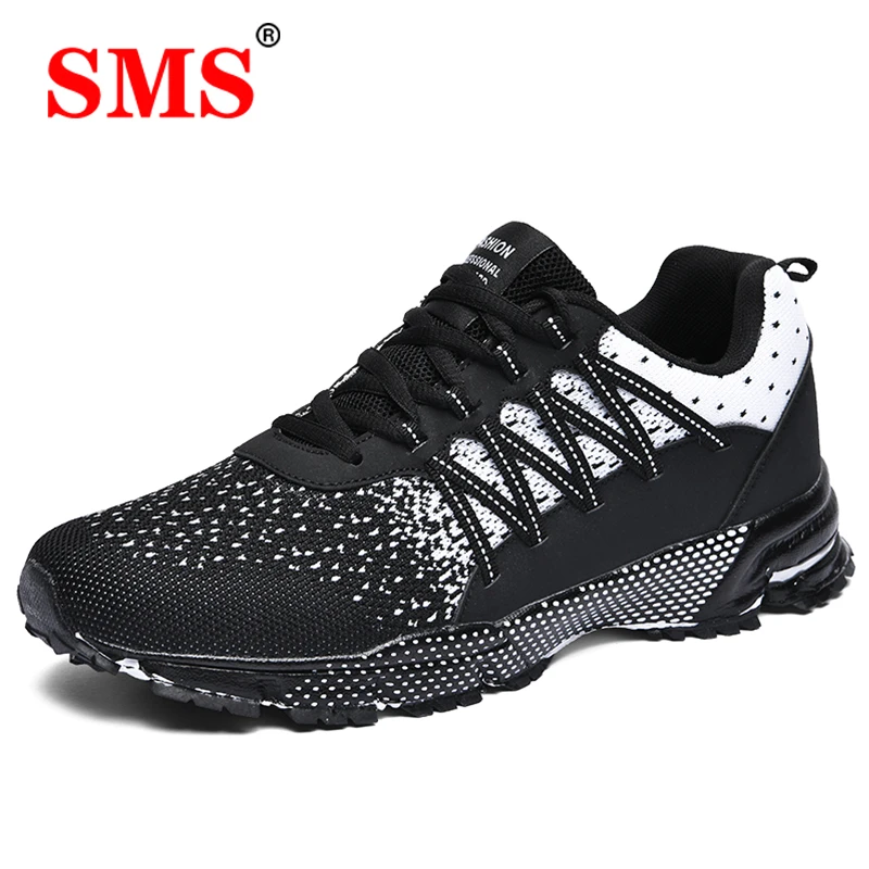 

SMS New Men Running Shoes Breathable Outdoor Sports Shoes Lightweight Sneakers Summer Comfortable Zapatillas Training Footwear