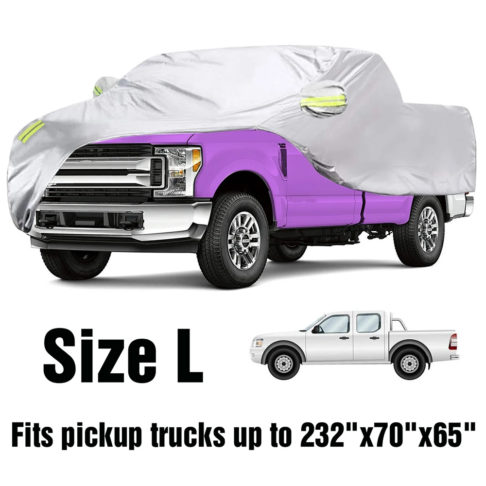 Truck Cover All Season Car Cover for Pickup Truck Against Dust Debris Windproof UV Protection 170T for Ford Raptor F150 F250 GMC