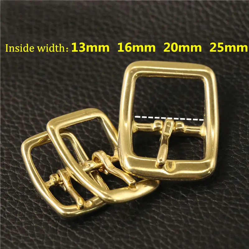 1 x Brass Belt Buckle tri glide single pin Middle Center Bar Belt Buckle for leather craft bag strap horse bridle halter harness