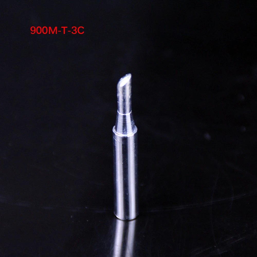 

900M-T-3C 10pcs/lot Solder Iron Tips Lead-free Metal Replacement Welding Tip For 936 Soldering Station