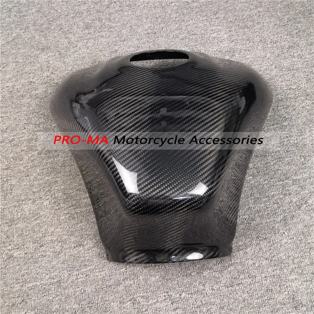 

Motorcycle Full Tank Covers in Carbon Fiber For Kawasaki ZX10R 2011-2018 Twill glossy weave