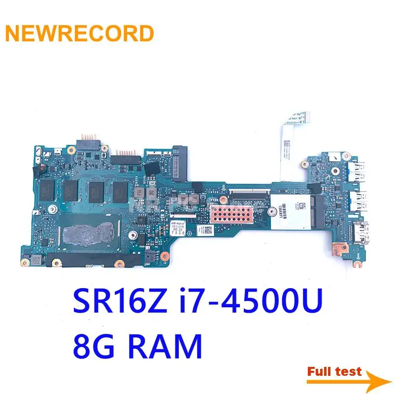 

For Sony Pro13 Svp13 V270 MBX 1P-0134J00-8011 A1951396C Laptop Motherboard SR16Z I7-4500U 8G RAM Main Board Full Test