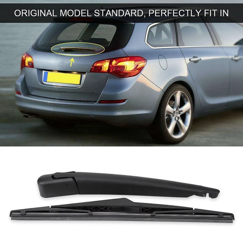 Rear Windshield Windscreen Wiper Arm & Blade Set For Opel Astra Iii 3 H 2003-2009