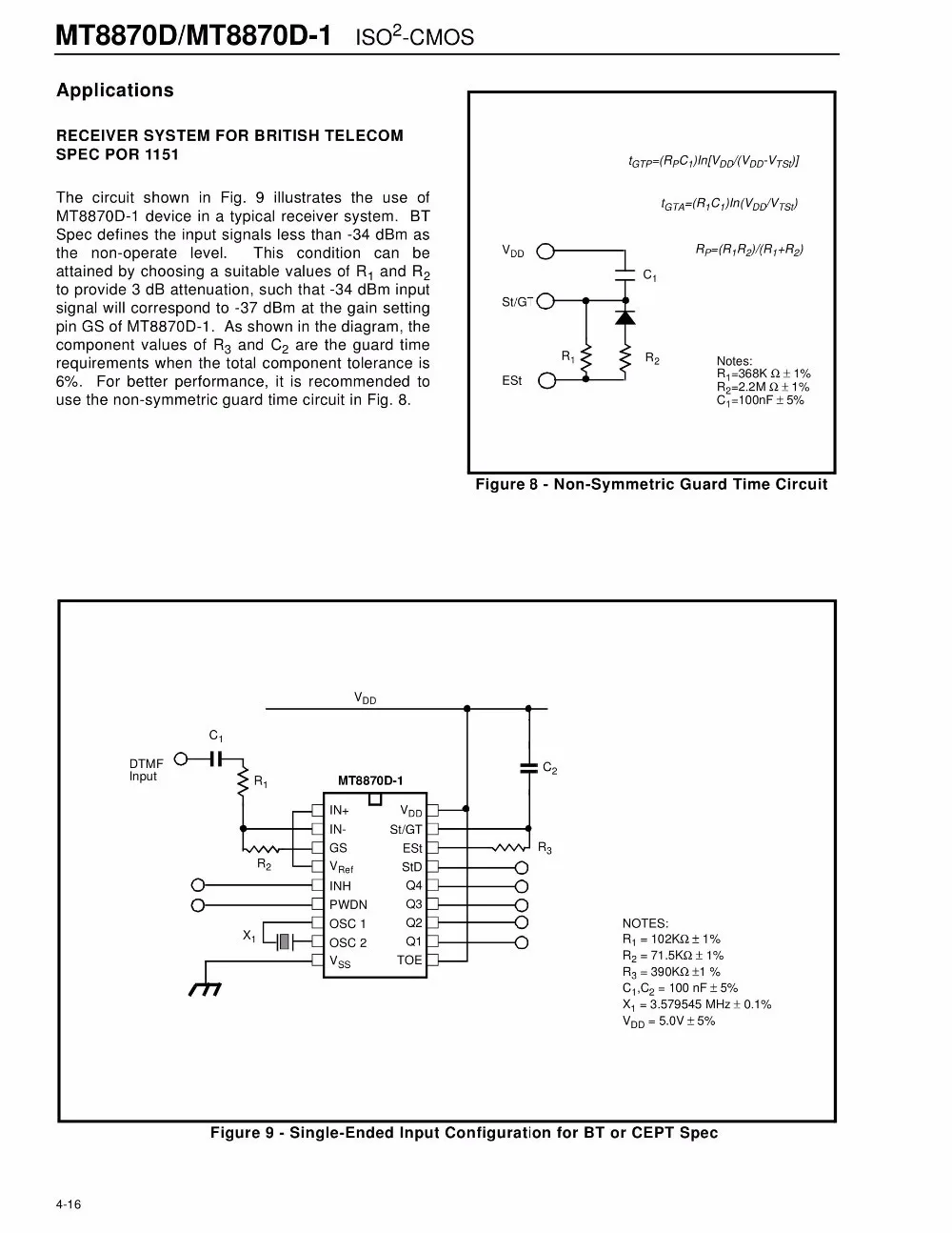 TZT 1/3 Stück Großhandel MT8870 DTMF Sprachdekodierungsmodul Telefonmodul – Detail 6