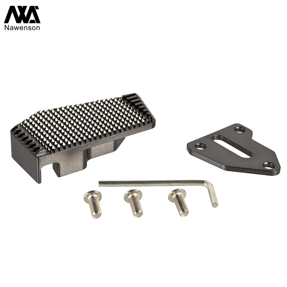 Aluminum Rear Brake Lever Enlarger Motorcycle Accessories Brake Pedal Plate Widening Base for Monster 696 796 795 1100