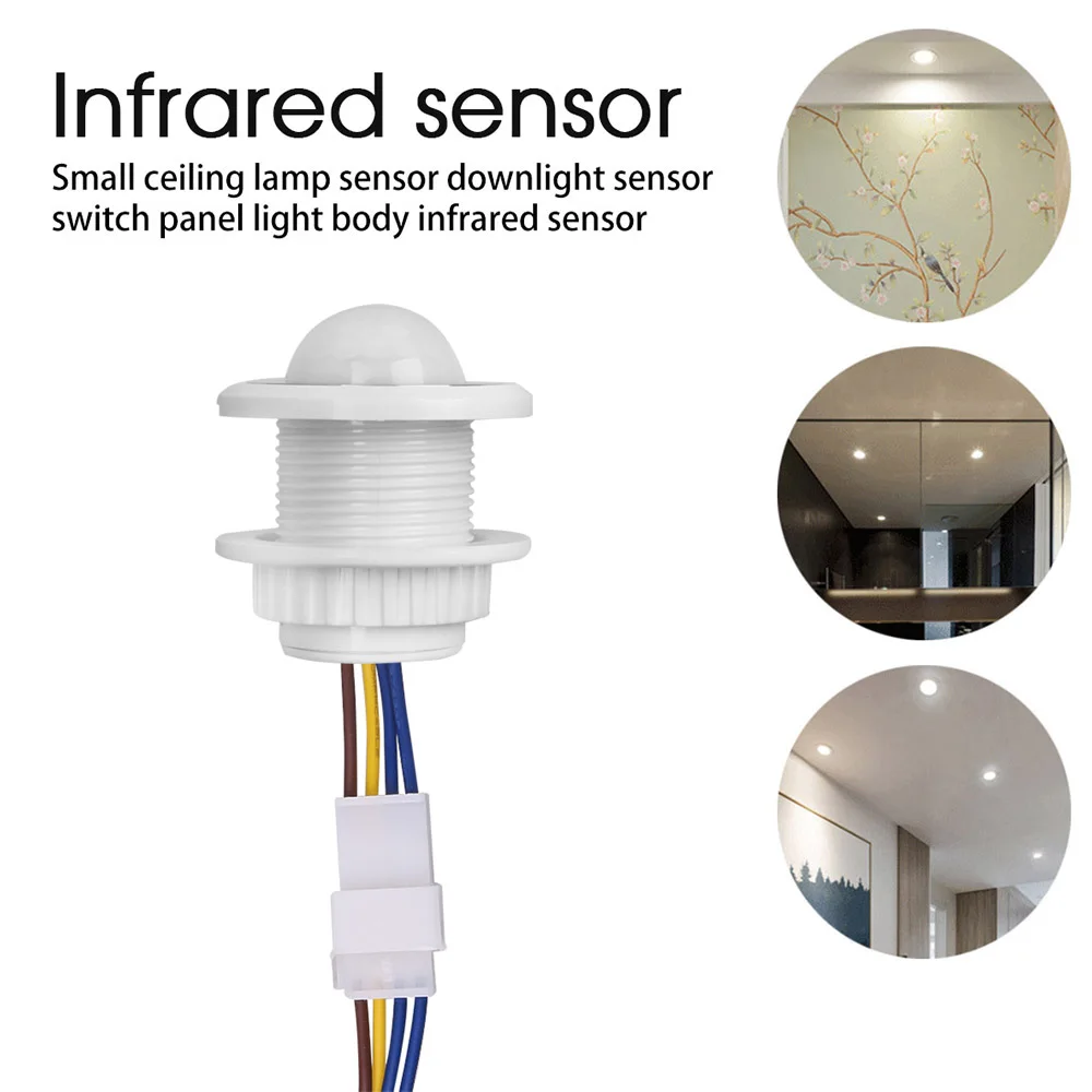 Mini Light Switch PIR Sensor Detector Smart Switch LED 110V 220V Infrared Auto On Off For Zigbee Motion Sensor Home Automation