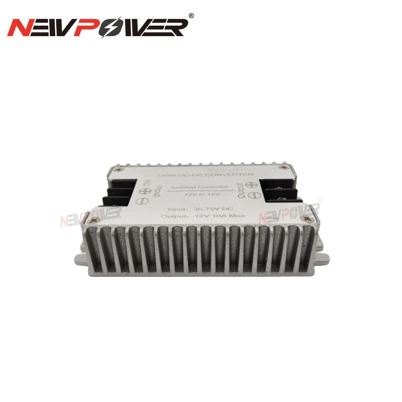 Isolated DC DC Converter 50-90V 55V 60V 64V 72V 80V 84V to 12V 8A Voltage Reducer Power Module for Golf Carts Communication