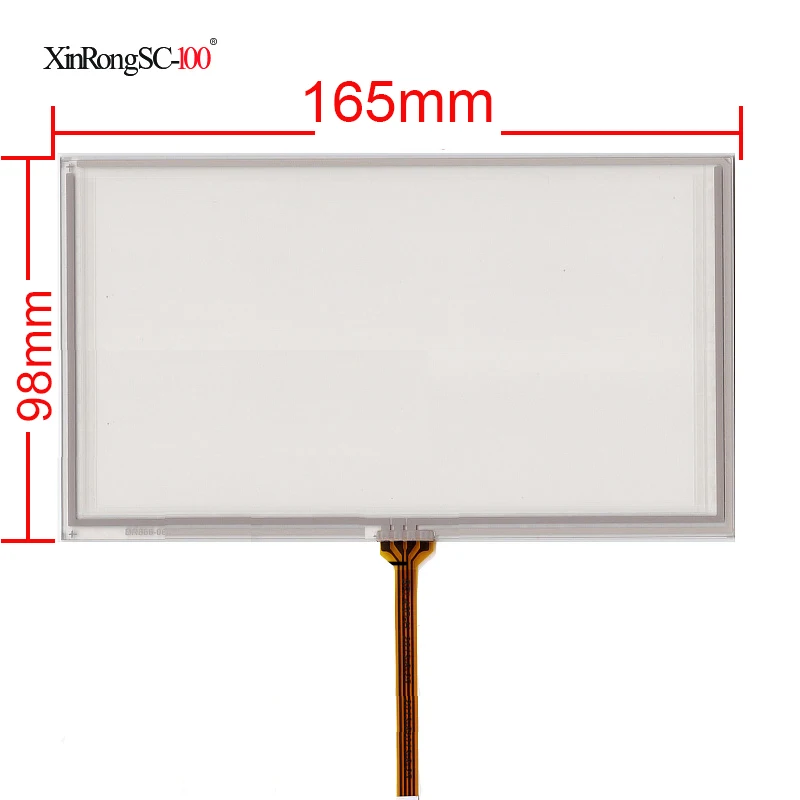 

7 inch 4lines Compatible HC-173-070 7inch Touch screen sensor For industrial control Resistance screen 165mm*98mm