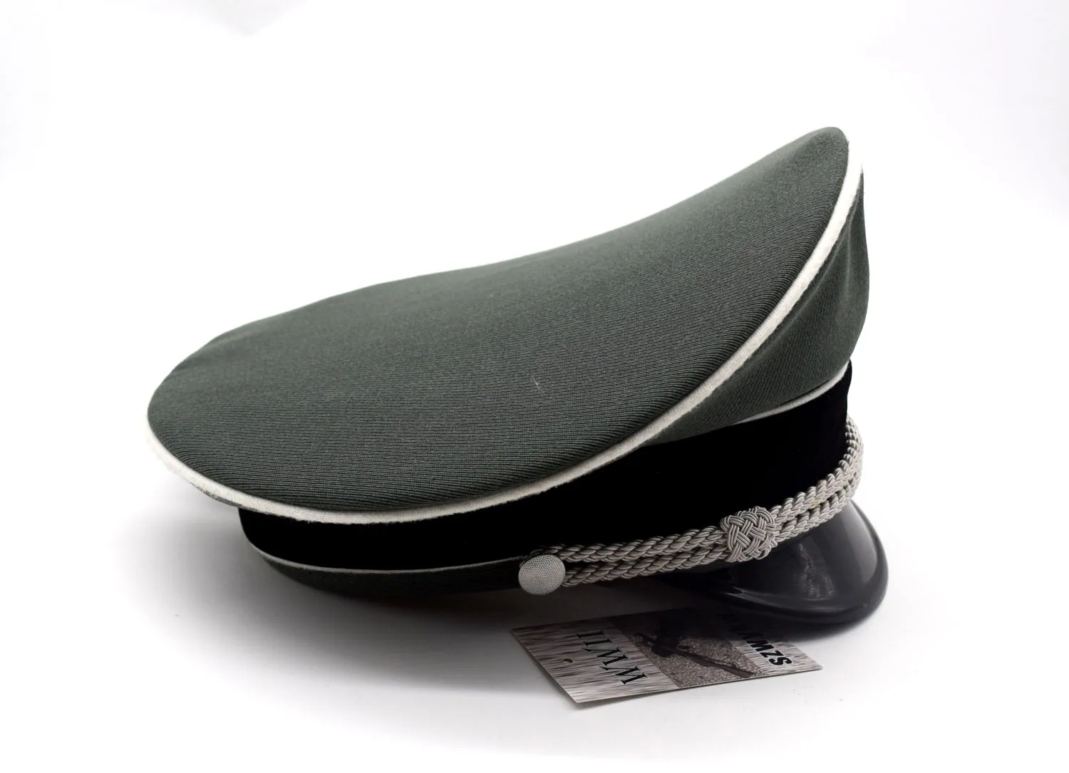 Reenactment GERMAN WHIPORD VISOR HAT HAT SWEAT RING M LEATHER REPLICA