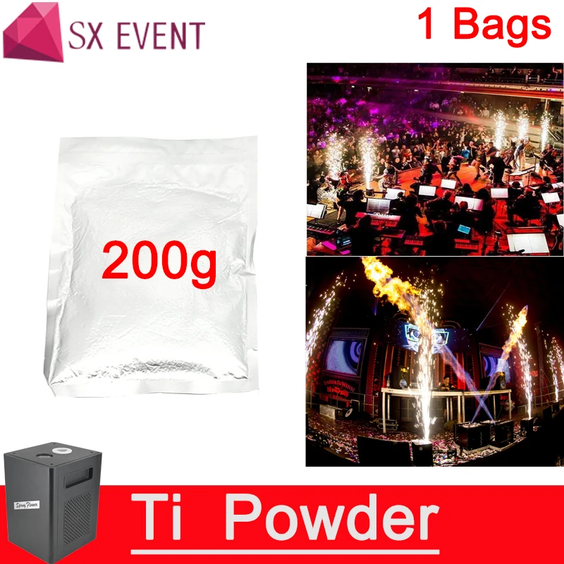 

1 bags Titanium powder special effect for cold pyrotechnics fountain machine consumable material