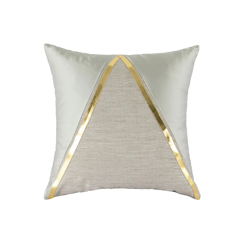 New Furnishing High End Light Luxury Waist 30x50 45cm Cushion Cover Sofa Bedside Seat Hold Pillow Case Home Decor Black Silvery