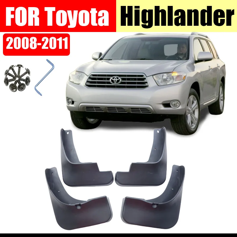

Брызговики для Highlander, брызговики, передние и задние 2008-2011