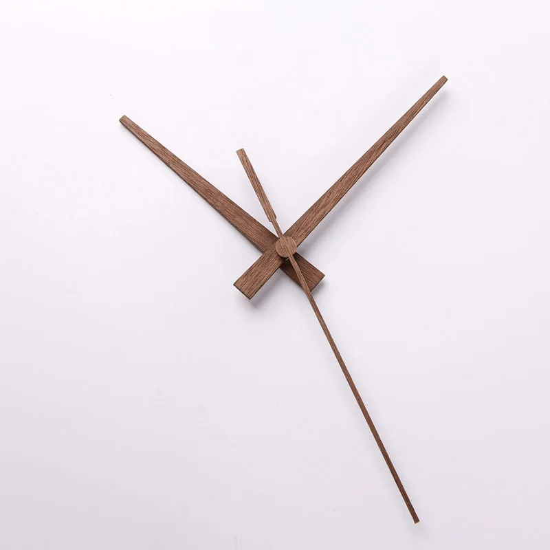 Solid Wood DIY Wall Clock Hands Repair Parts Tools Home Decor Walnut Wood Quartz Clock Pointers Suitable for 12 14 inch Clocks