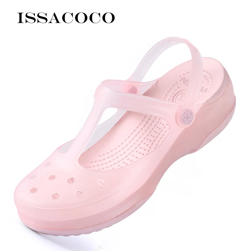 Sandalias De Mujer Verano 2022 Sandalias Zapatos Con Plataforma Mujer Sandalias Transparentes Mujer Zuecos Sanitarios Mujer Sandale Femme Luxe Sabot