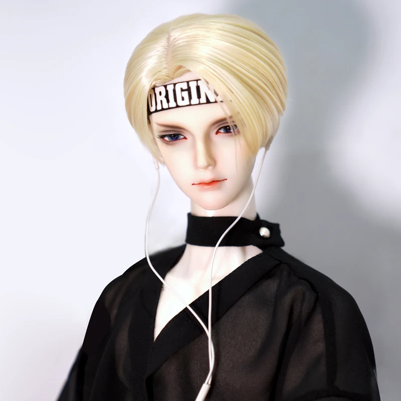 Kay brother bjd wig partial super soft silk imitation Ma Hai high temperature silk fake hair daily modeling hair spot