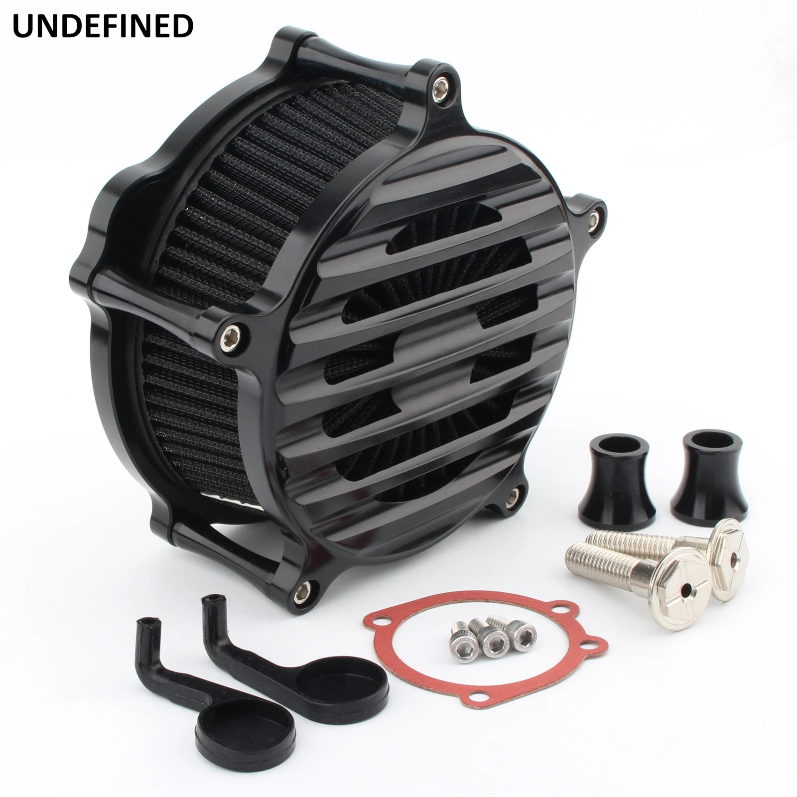 

Air Filter Motorcycle CNC Black Fence Style Intake Air Cleaner For Harley Sportster Iron883 XL1200 XL883 48 72 1991-2020 2021