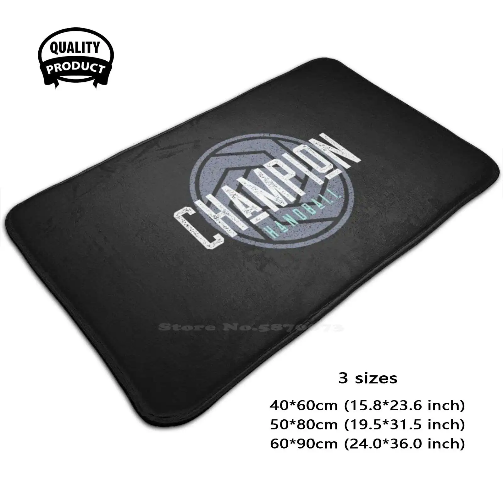 Champion Handball Soft Cushion Home Carpet Door Mat Car Rug Handball Life Handball Lovers Handball Player Cool Amazing