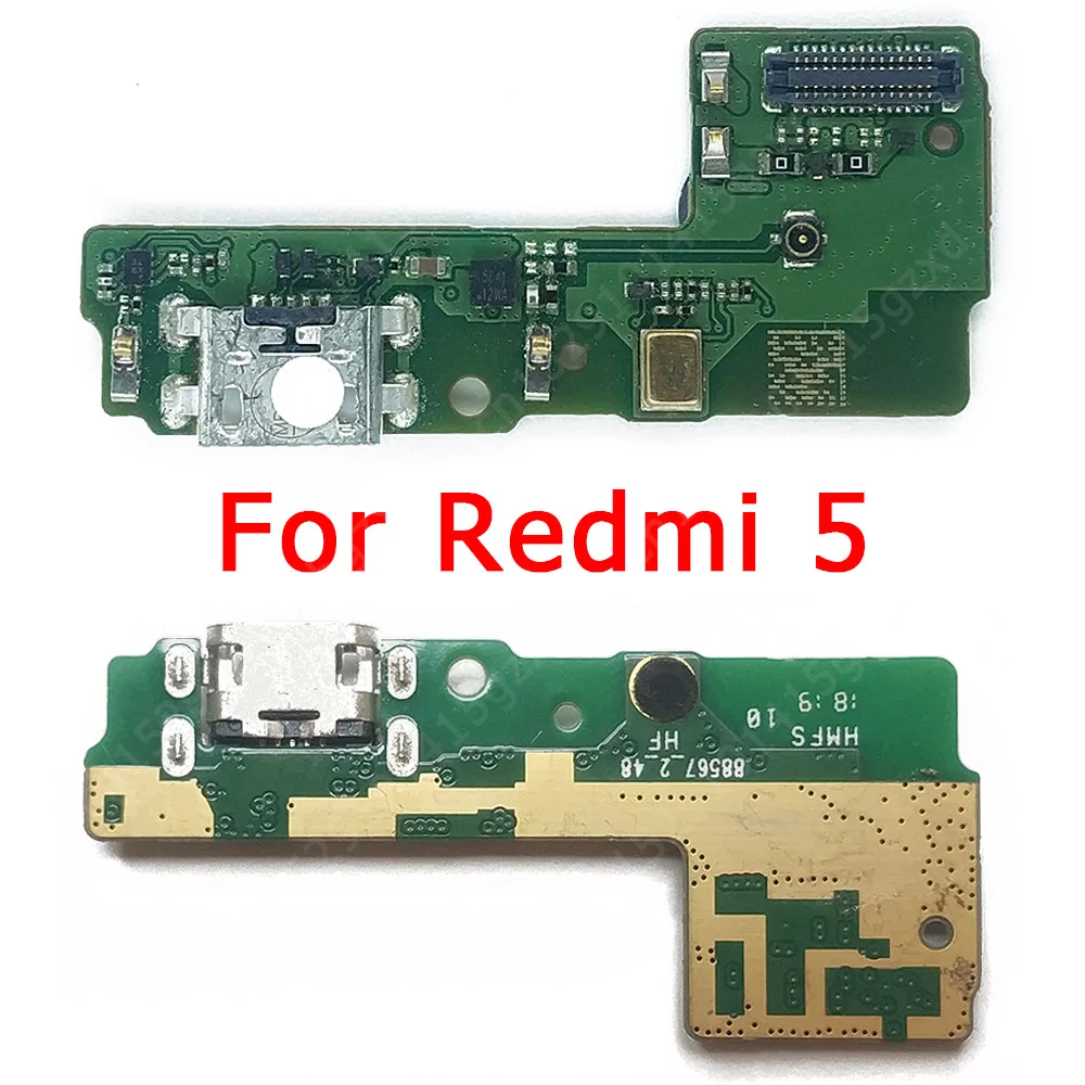 Charge Board For Xiaomi Redmi 5 Plus Note 5A Prime Charging Port USB Connector PCB Ribbon Flex Replacement Spare Parts