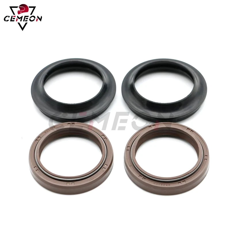 Fork seal For Kawasaki GTR1000 Z750 Z800 ZR750 ZR-7 EN500 Motorcycle front shock absorber front fork oil seal and dust cap