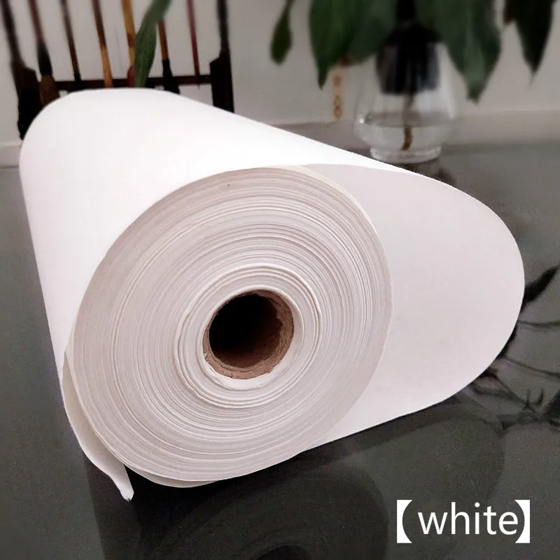 Rice Paper Roll Calligraphy Paper for Chinese Calligraphy Writing Painting Half-Ripe Xuan Paper Papel De Arroz Para Decoupage