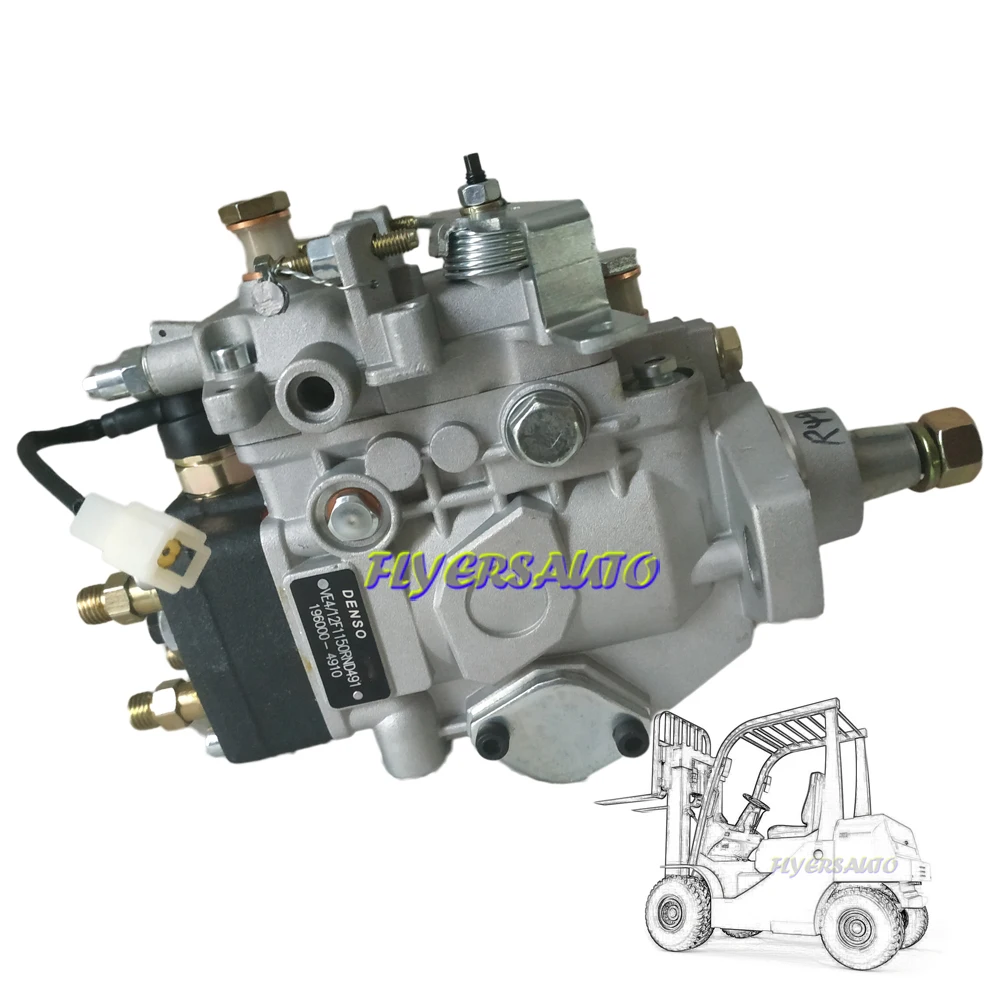 

High pressure diesel fuel injection pump inyector 196000-4910 VE4 12F1150RND491 for TOYOTA FORKLIFT 2Z truck 22100-78730-71