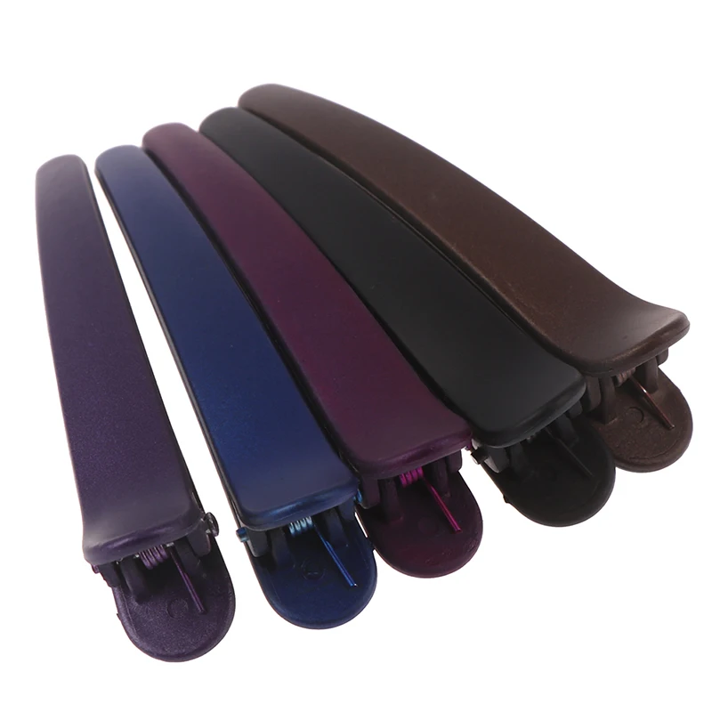 

1Pcs Women Non-slip Barrette Clamp Plastic Duckbill Alligator Hairpin Hair Clip Color Barrette