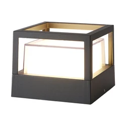 LED12W Outdoor Garden Column Light Waterproof Landscape Courtyard Deck Post Pillar Light Villa Pathway Fence Porch Light