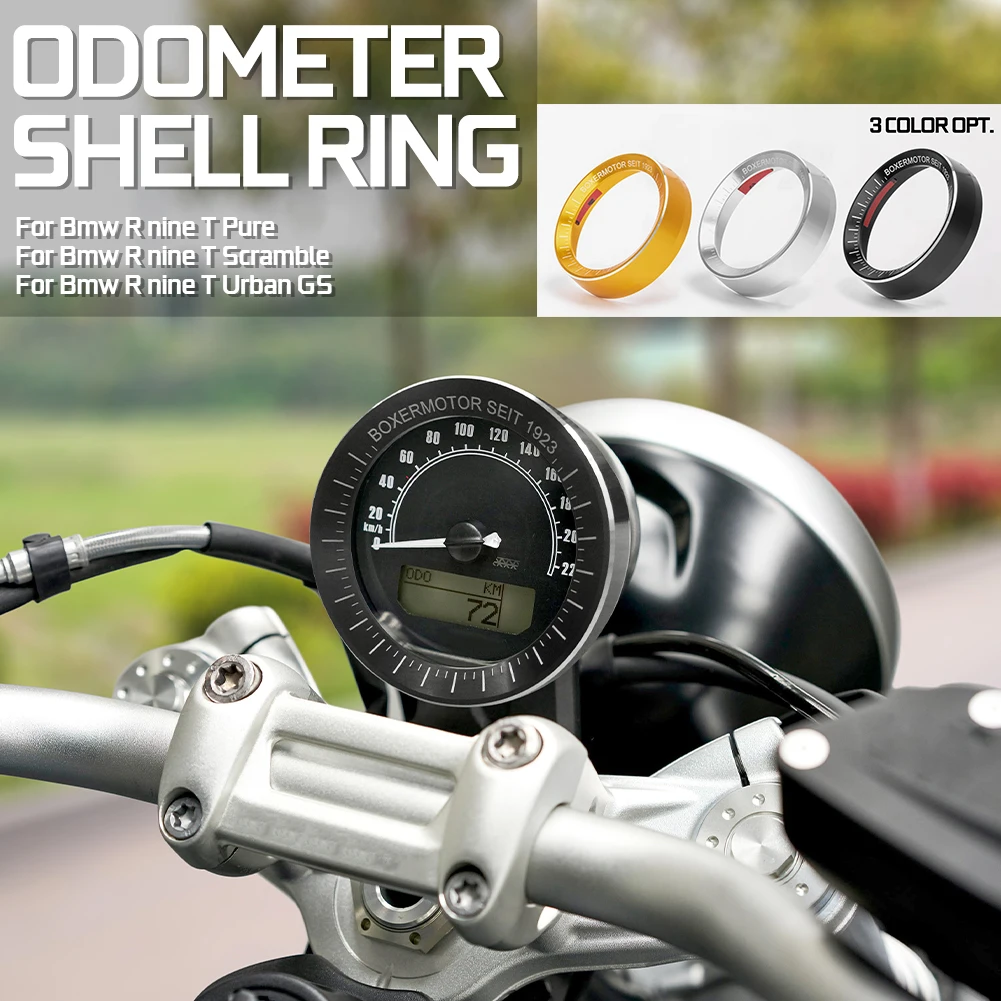 Motorcycle Speedometer Bezel Gauge Ring Tachometer Trim Cover For BMW R Nine T R9T Pure Scrambler Urban GS 2017-2023 Accessories