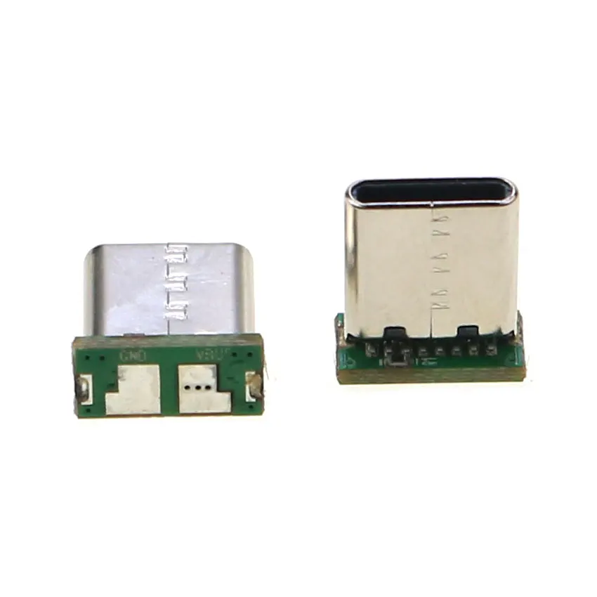 YuXi USB 3.1ประเภท C แจ็คชายแนวตั้ง Patch Board 16pin ข้อมูลแถบ PCB USB-C ชาย16P USB C พอร์ต