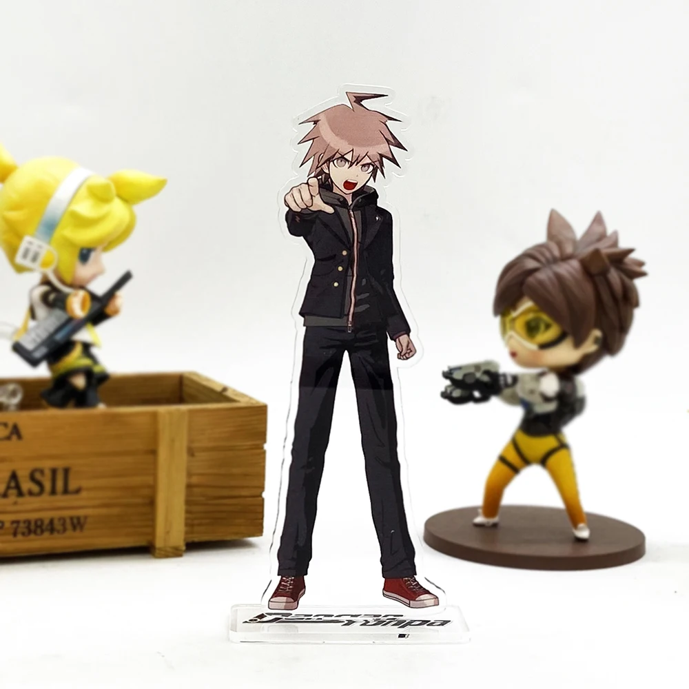 Danganronpa 1 Naegi Makoto Kirigiri Kyouko  acrylic standee figurines desk decoration cake topper