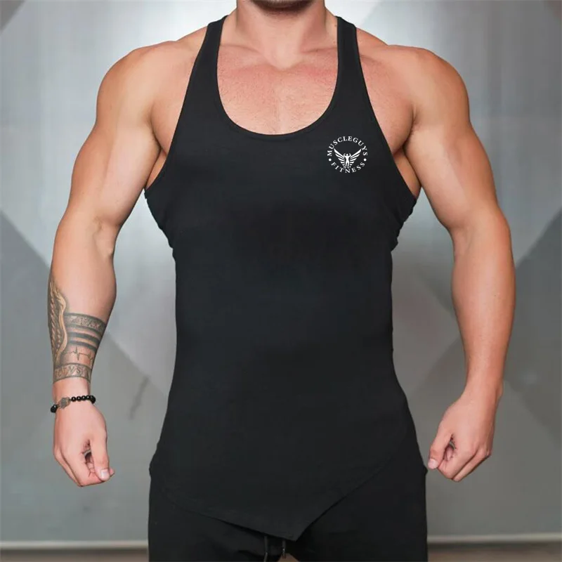 Brand Gym Shirt Men Clothing Bodybuilding Workout Fashion Tank Top  Musculation Fitness Stringer Singlets Sleeveless Vest