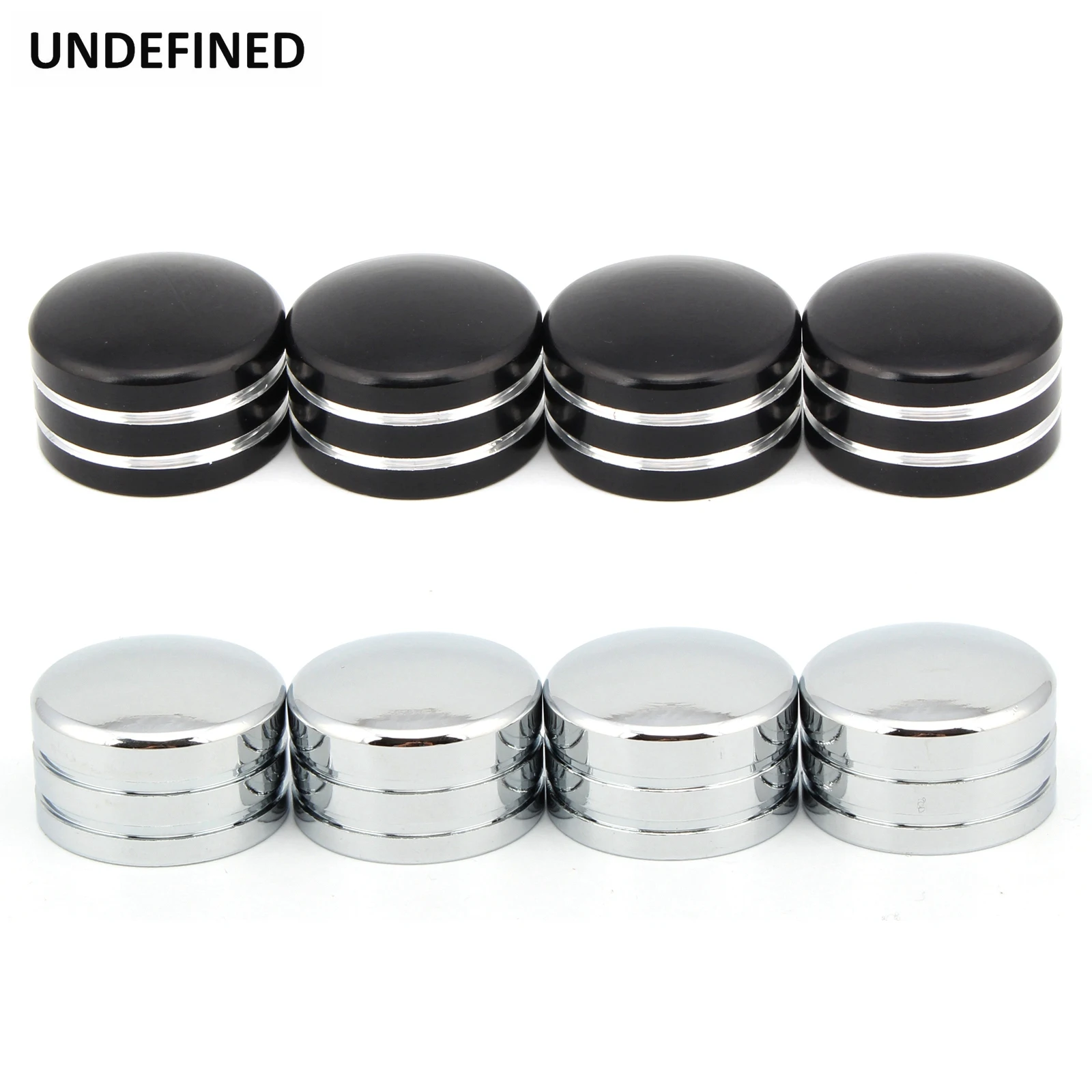 

4 Pcs Motorcycle Spark Plug Head Bolt Cap Nut Cover Black Chrome For Harley Twin Cam Sportster XL Touring Street Glide 1999-2022