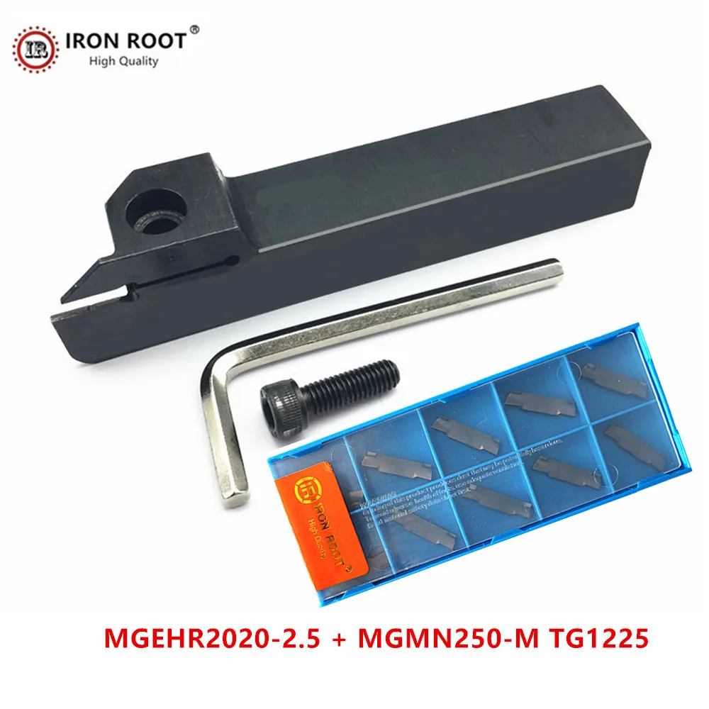 IR Grooving Turning Tool Holder 1P MGEHR2020-2.5,MGEHL2020-2.5+10P MGMN250 Carbide Insert For CNC Metal Lathe Turning Milling