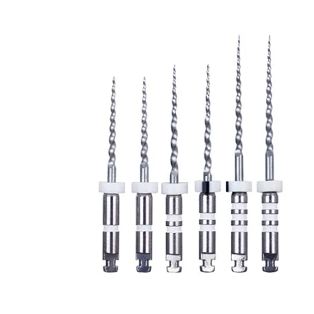 AZDENT Dental Rebehandlung Motor Wurzelkanal NiTi Feile D1-D3 6 Teile/schachtel Entfernen Füllmaterial Vor Kanal Reshaping – Detail 4
