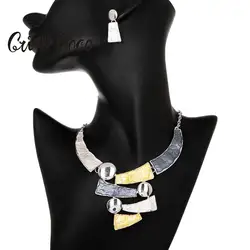 Cring Coco Women Vintage Handmade Necklaces & Pendants for Women Famale Alloy Chain geometric Choker 2020 New Popular Necklace