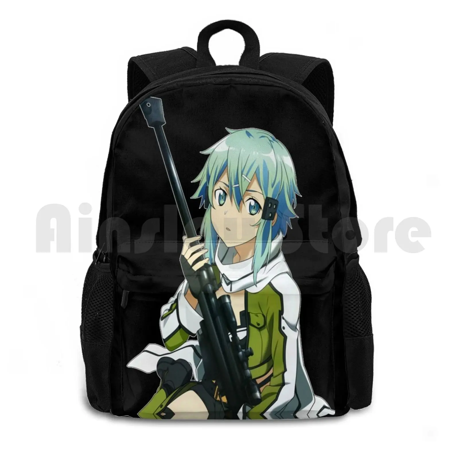 

Sinon ( Sword Art Online) Открытый походный рюкзак Водонепроницаемый кемпинг Путешествия Asada Shino Asada Sinon Sao Sinon Sinon Sao