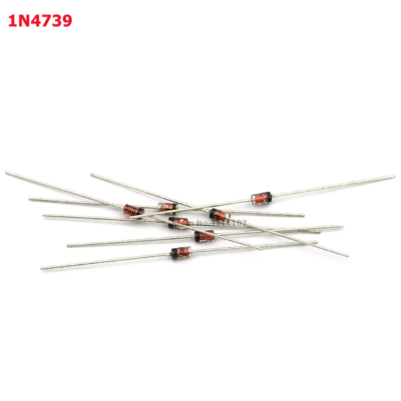 

100PCS/Lot 1n4739 IN4739 1N4739A 4739 DO-41 Zener Diode 1W 9.1V 9V1 diode