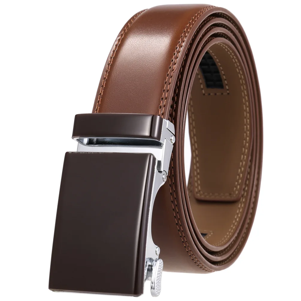 Neue Luxus Marke Gürtel für Männer Hohe Qualität Männlich Strap Echtes Leder Taille Band Automatische Schnalle Gürtel Ceinture Homme 3,5 cm – Detail 15