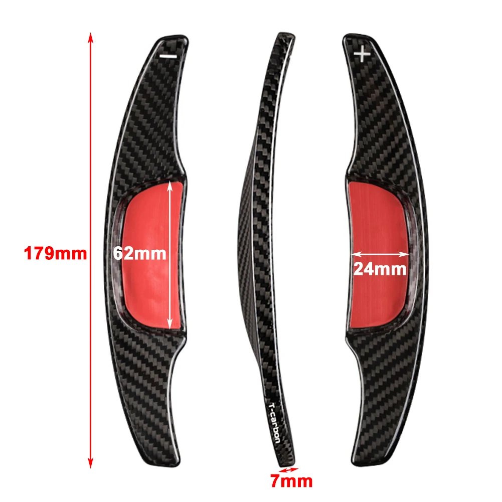 Genuine Carbon Fiber For Mazda 3 2020 2021 Car Steering Wheel Extension Shift Paddle Shifter