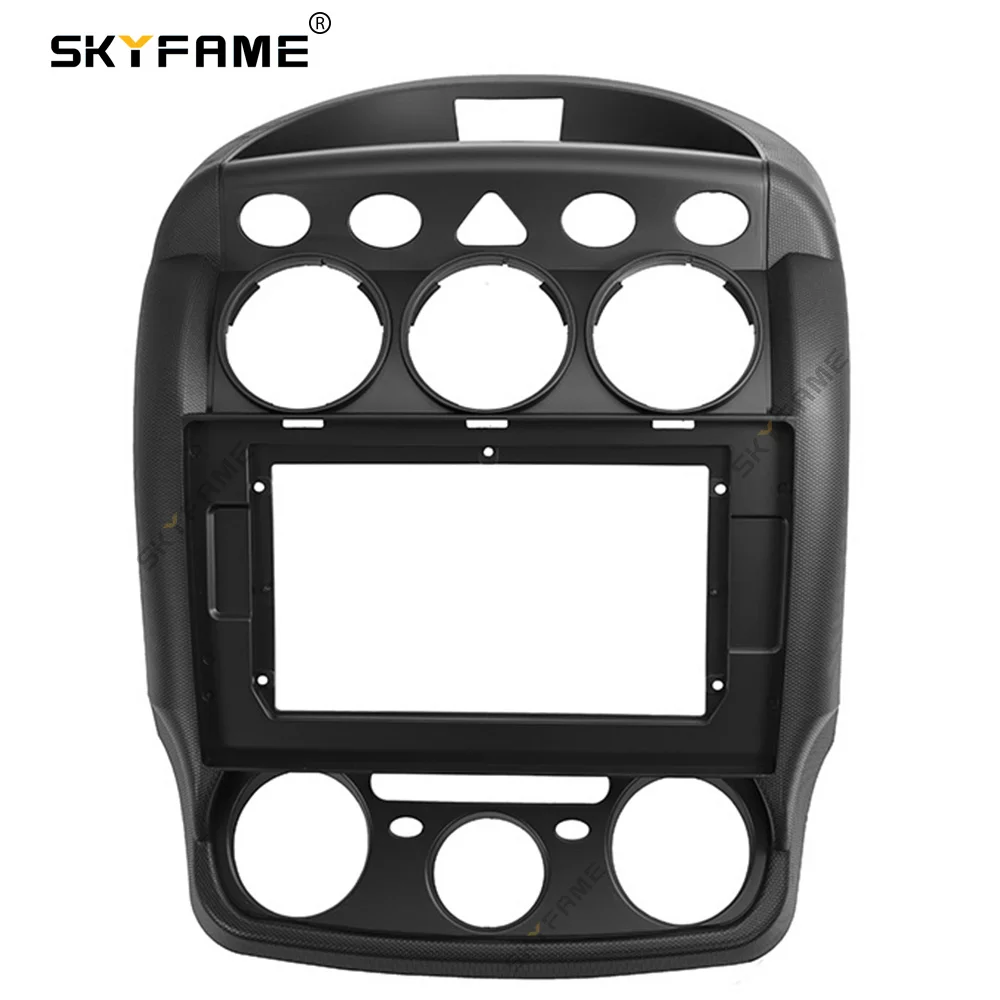 SKYFAME Car Frame Kit  Fascia Adapter Panel Android Big Screen Radio Audio For SGMW Wuling Hongguang 2010-2013