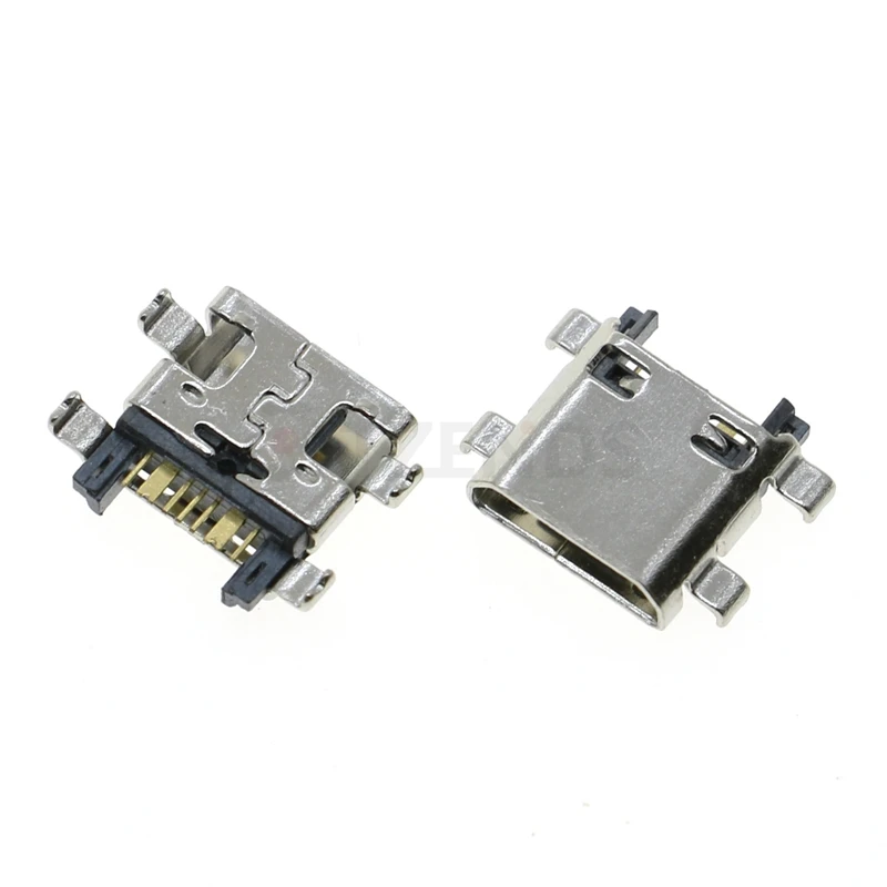 10pcs New Micro USB 7pin Connector Mobile Charging port tail plug For Samsung I8262 J5 Prime On5 G5700 J7 Prime G6100 G530 G532