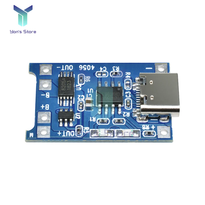 TC4056A 5V 1A Lithium Li-ion Battery Battery Charger Module Micro USB Type-C Protection Board Power Supply 18650 Charging Board