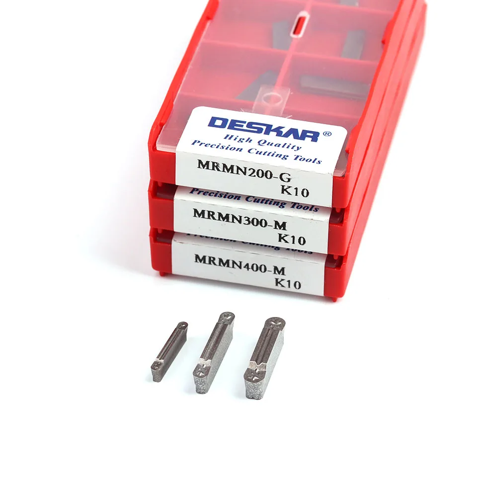 MRMN400-M di MRMN300-M K10 DESKAR 100% scanalato lama in metallo duro utensile di tornitura in alluminio CNC